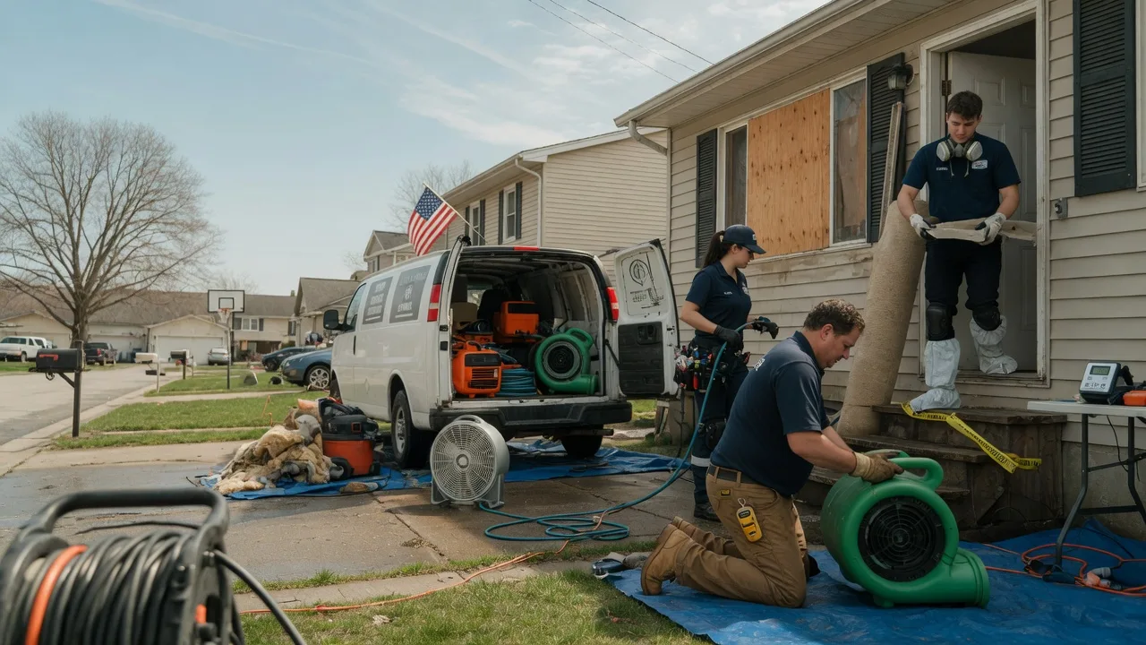 Water Damage Restoration in Jamestown, LA near me